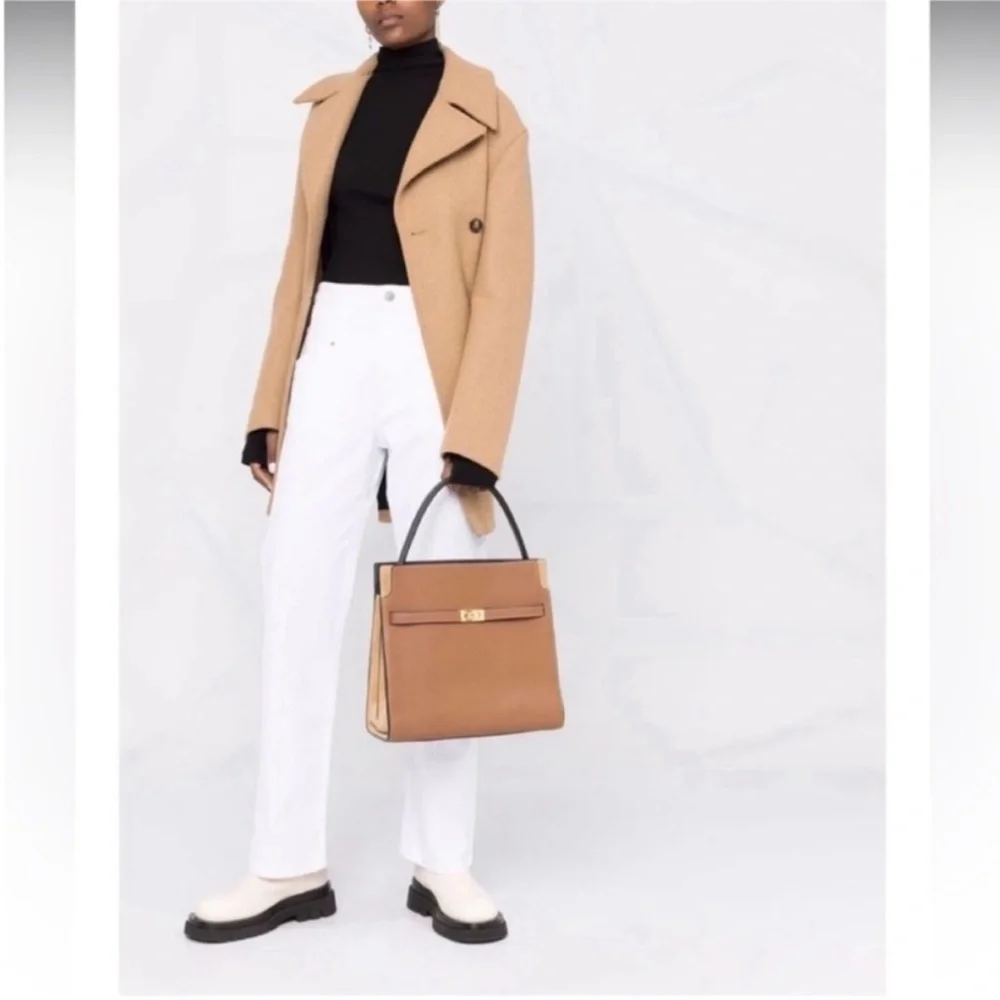 Like new Tory Burch Lee Radziwill Double tote bag - "Tigers Eye" - Picture 5 of 13